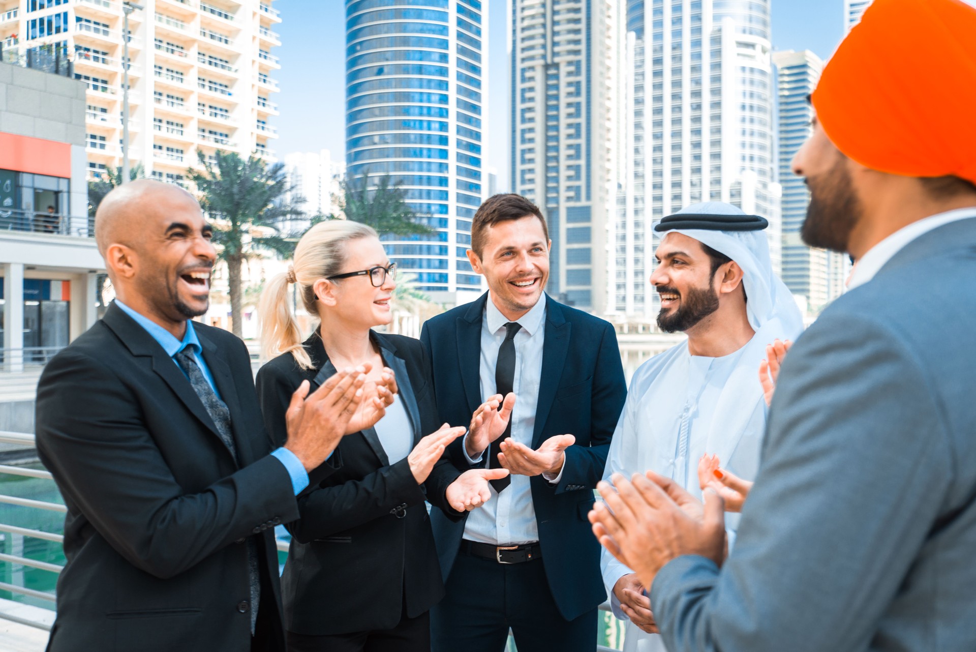 Business team in Dubai